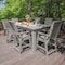 Highwood Usa Weatherly 7pc Rectangular Counter Height Outdoor Patio Furniture Dining Set 84 x 42 AD-ST7WL2CO5BA-HGR - alternate 3
